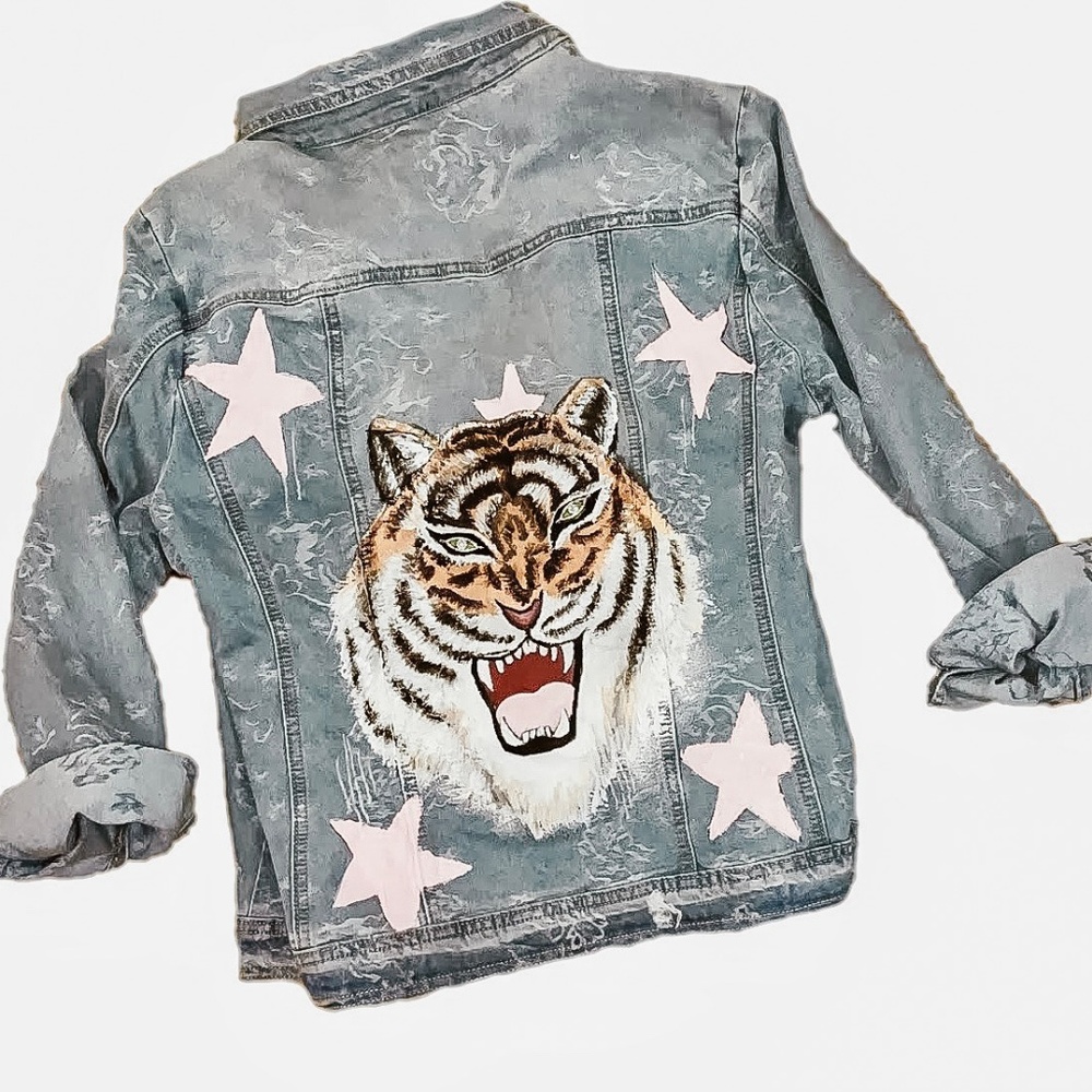 Tiger Denim Star Jacket